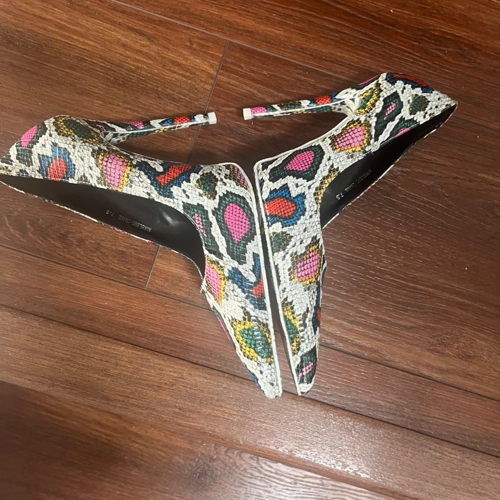 Akira Wang - Snake Pattern Pumps - Picture 5 of 6